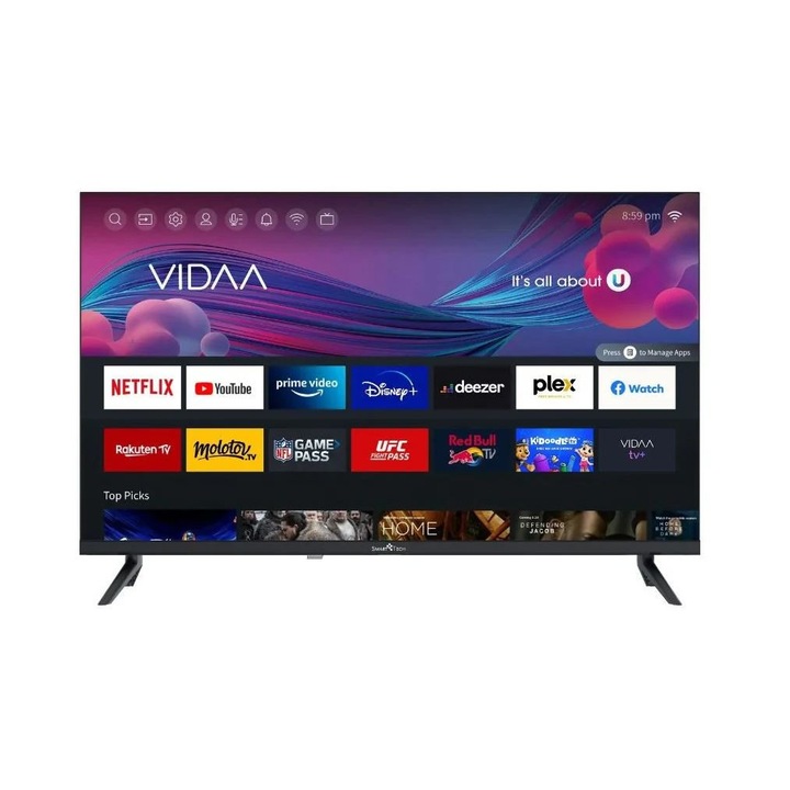 LED телевизор Smart Tech 32HV10V1, 80 см, Linux, HD Ready
