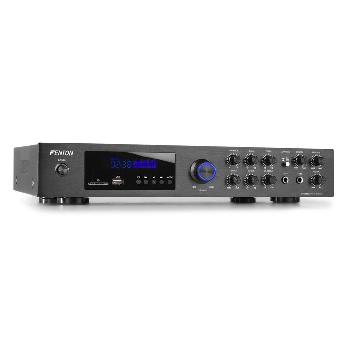 Усилвател Surround Home Theater 5.1, 5 канала, 320W, Bluetooth/USB/SD, Fenton AV550BT