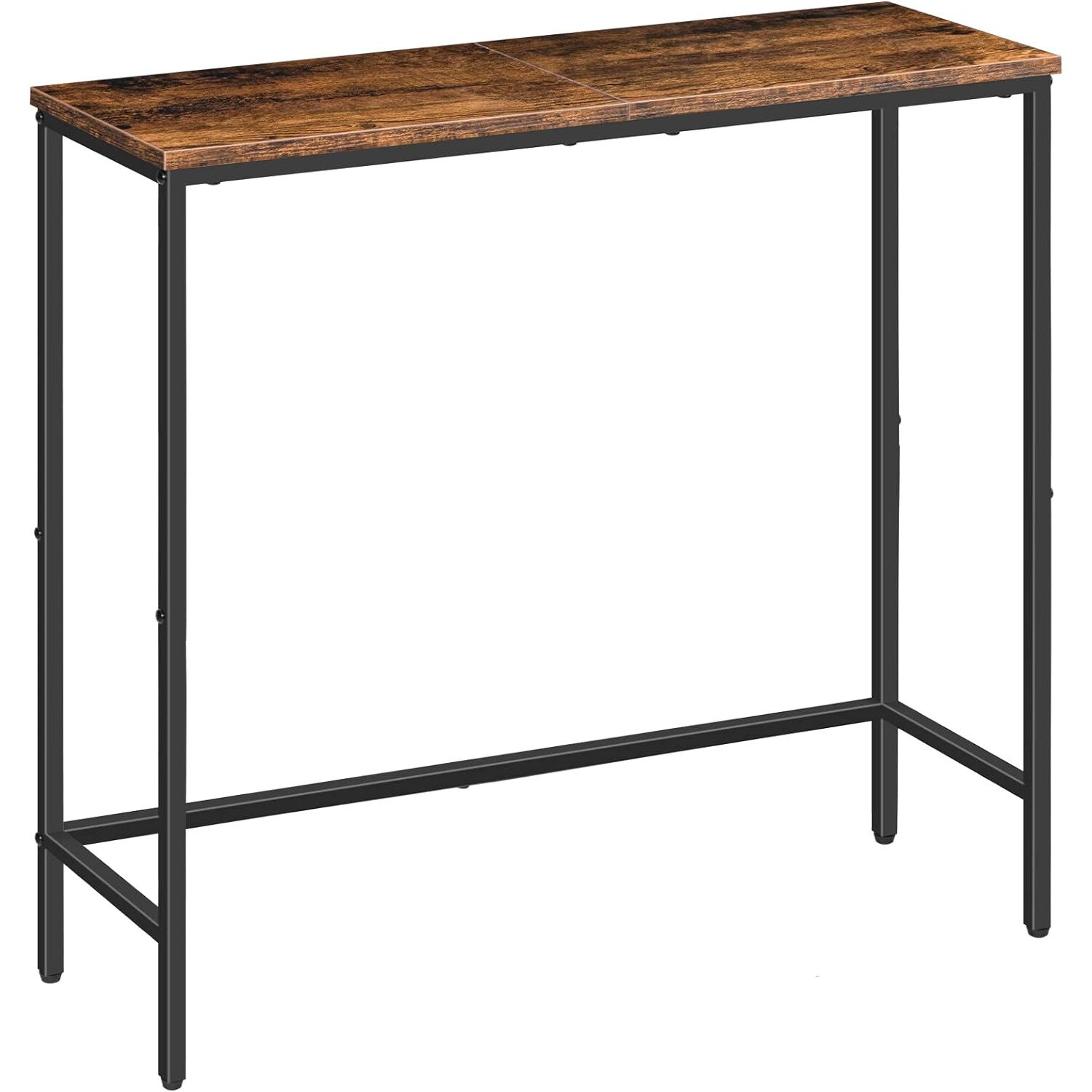Henn&Hart Rechthoekige Messing Salontafel Woonkamer Tafel, Goud