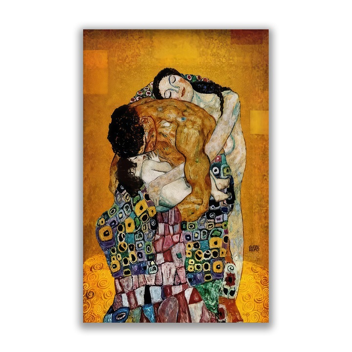 Картина на платно, LuxCanva® A1331, Семейството, 60 X 95 CM, 100% памучно платно 400g/m2, Дървена рамка