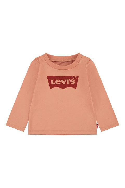 Levi's, Bluza cu imprimeu logo, Roz somon
