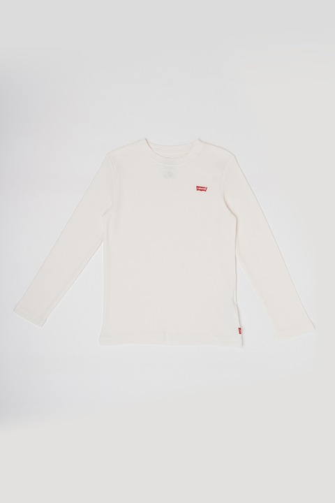 Levi's, Bluza din amestec de bumbac cu logo discret, Alb, 176 CM