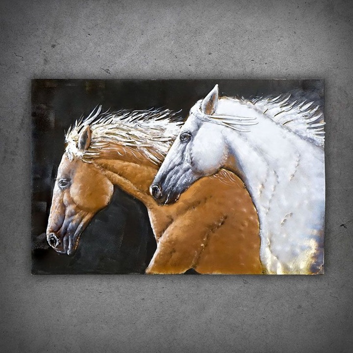 Pictura 3D, Metal, Multicolor, 120x80cm