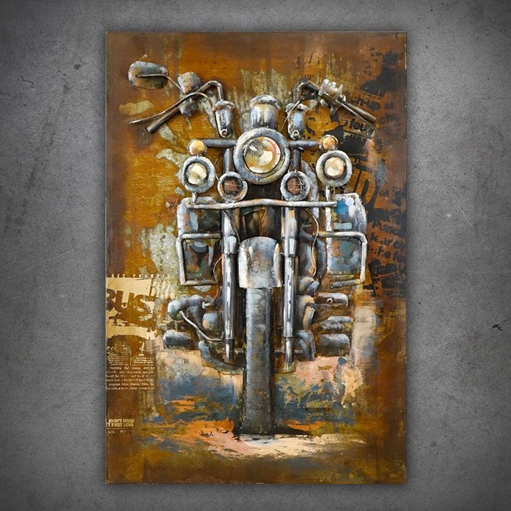 Pictura 3D, Metal, Multicolor, 80x120cm