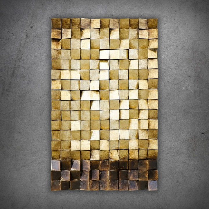 Tablou 3D Mozaic, Multicolor, 76x118cm, set