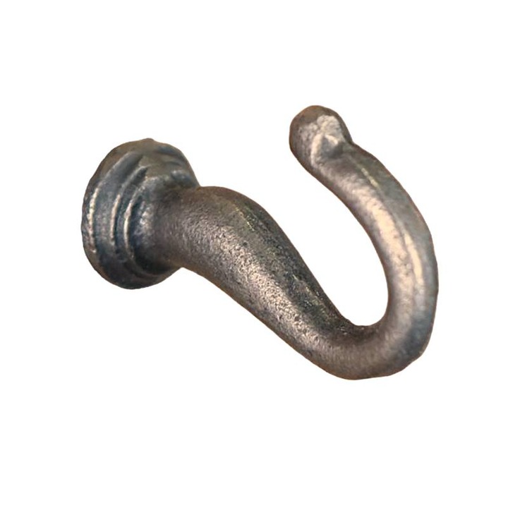 Cuier cu carlig, Fonta, 100 mm