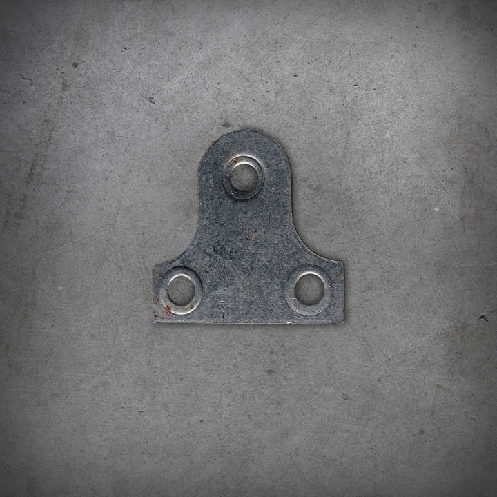 Placuta de montare pentru oglinzi/fotografii, 3 gauri