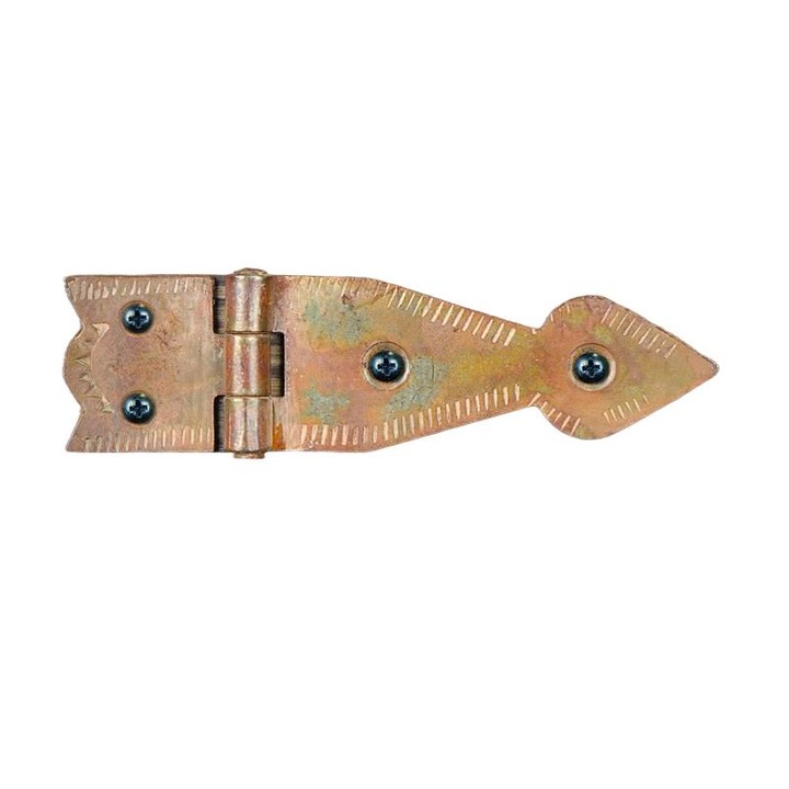 Balama pentru mobila/fereastra, Otel, 80 mm, Maro