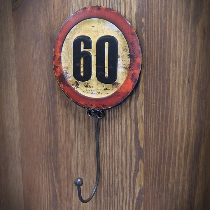 Cuier pentru haine, otel, design vintage