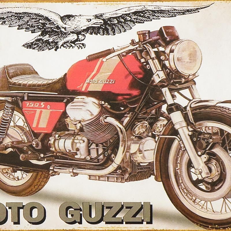Plaque en tole Michelin moto neuve