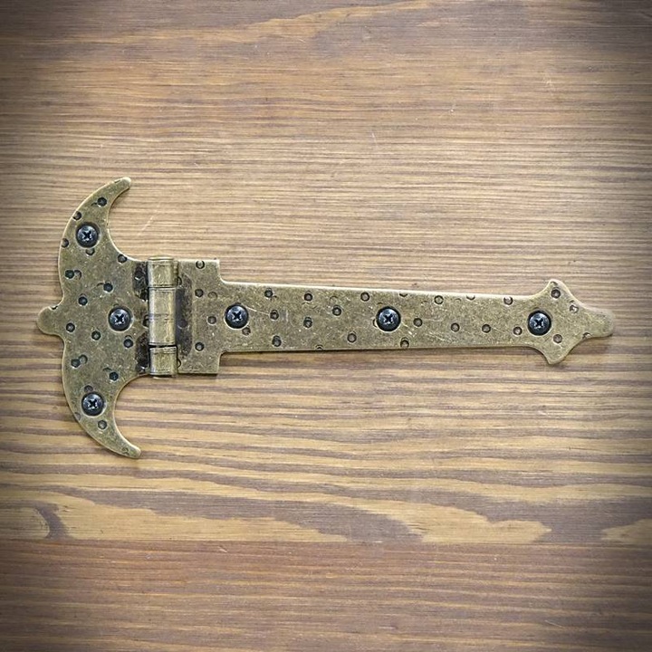 Balama pentru mobila FANER, Otel, Aur, 120