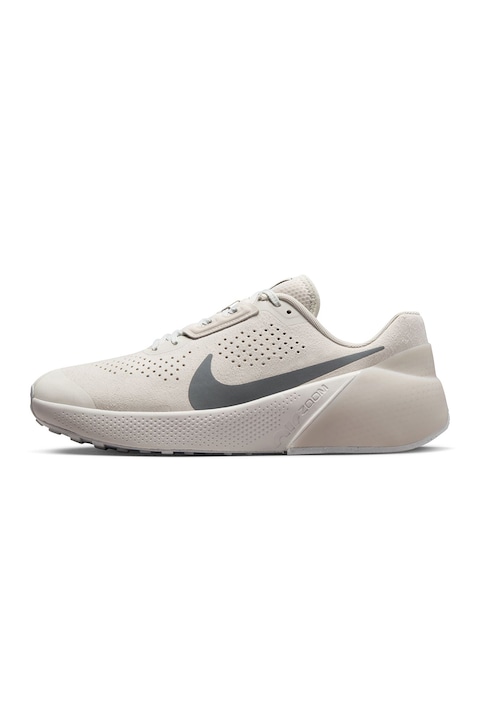 Nike, Pantofi pentru fitness Air Zoom, Alb fildes/Gri inchis