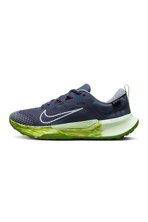 Nike, Pantofi impermeabili pentru alergare pe teren accidentat Jumper Trail 2, Alb/Bleumarin
