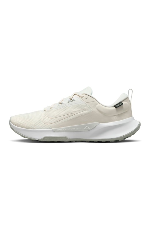 Nike, Непромокаеми обувки Juniper Trail 2 с GORE-TEX за трейл, Светло бежово