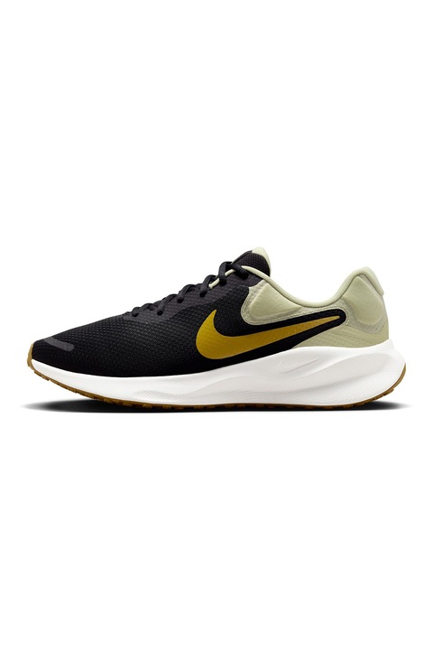 Nike, Pantofi pentru alergare Revolution 7, Kaki/Negru