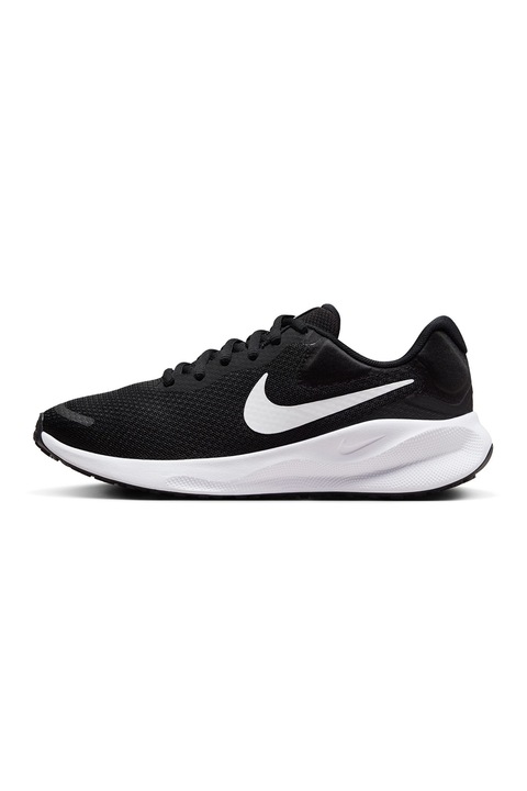Nike, Revolution 7 Road futócipő, Fehér/Fekete