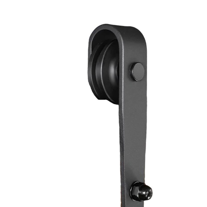 Ghid de perete pentru usi cu un singur canat, 200cm, Negru