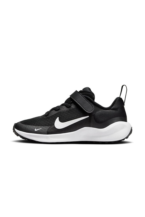 Nike, Revolution 7 párnázott futócipő tépőzárral, Fehér/Fekete