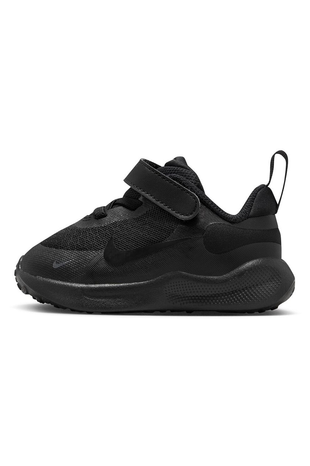 Nike, Revolution 7 Pantofi cu velcro, pentru alergare, Negru, 19.5 EU