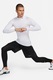 Nike, Bluza cu maneci raglan si tehnologie Dri-FIT pentru fitness Pro, Alb/Negru