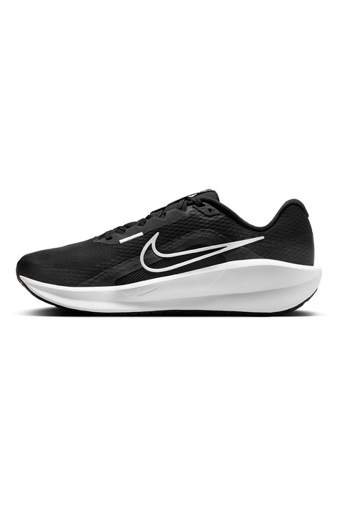 Nike, Pantofi pentru alergare DownShifter 13, Alb/Negru