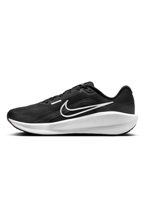 Nike, Обувки Downshifter 13 за бягане, Бял/Черен