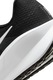 Nike, Pantofi din plasa cu logo contrastant pentru alergare Downshifter 13 Road, Alb, Negru, 9.5