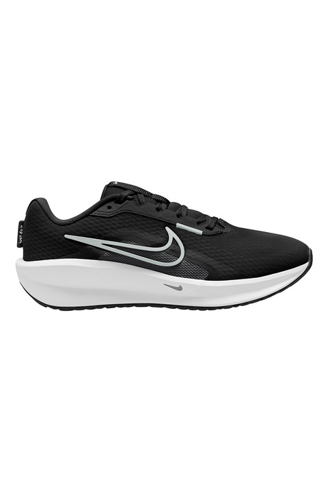 Nike, Pantofi Downshifter 13 pentru alergare, Alb/Negru