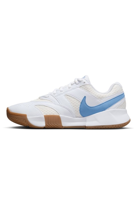 Nike, Pantofi de tenis Court Lite 4, Alb/Albastru deschis