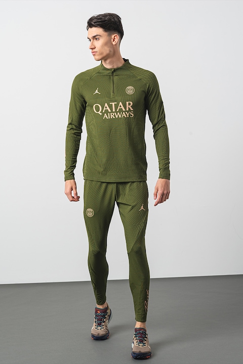 Nike, Футболна блуза слим Paris Saint-Germain Strike Elite Fourth, Маслинено зелено