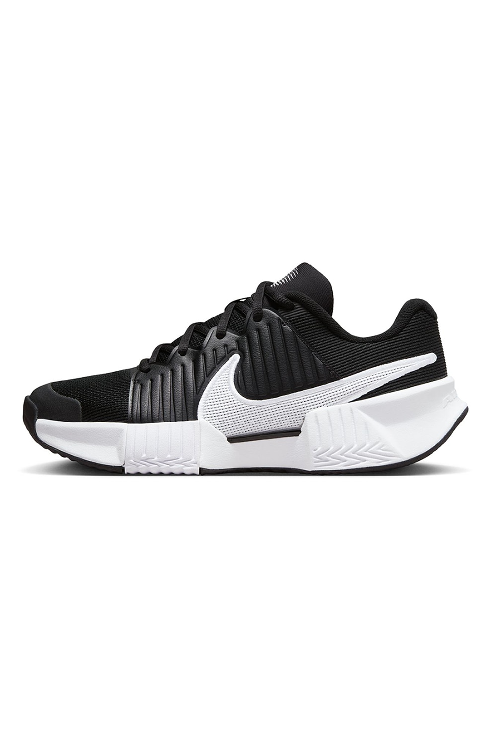 Nike, Pantofi pentru tenis GP Challenge Pro, Negru, Alb, 7