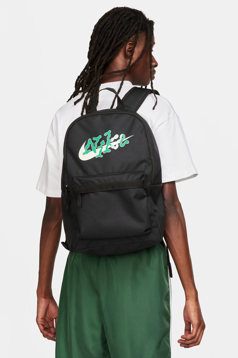 Nike, Rucsac unisex cu logo Heritage, Negru - eMAG.ro