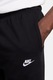 Nike, Спортен панталон с връзка и средновисока талия, Черен