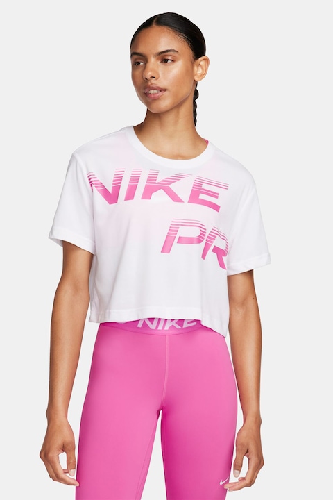 Nike, Спортна тениска Pro GRX, Бял/Розово
