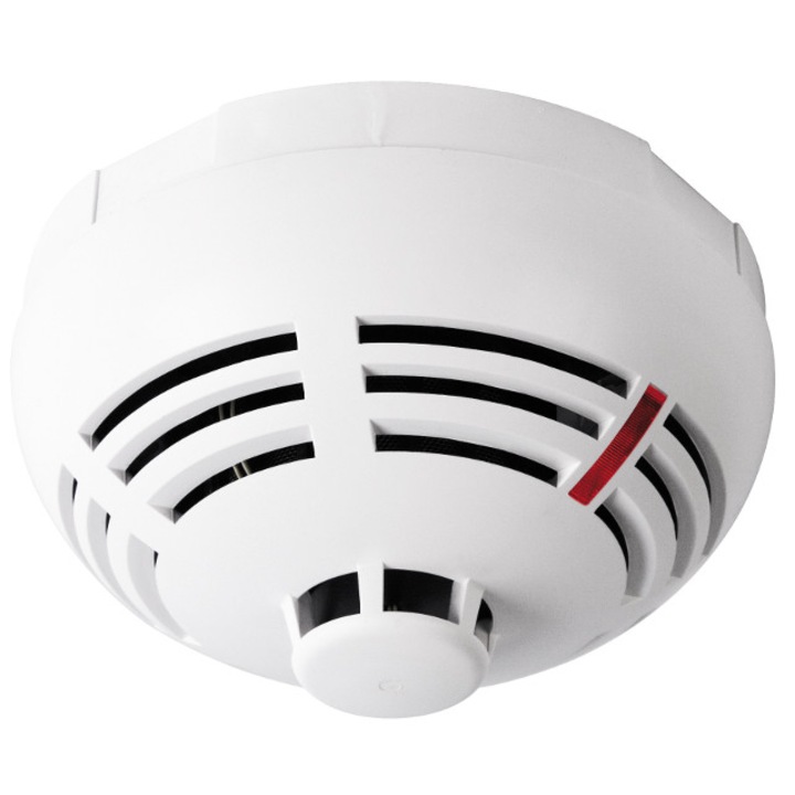 Detector De Fum Si Caldura, Satel, Dmp-100, Camera Unica Swirl Pentru Accelerarea Detectarii Fumului, Incendii Testate Detectate Tf-1 Pana La Tf-5 Conform En54-7 Si Tf-1, Tf-6 Si Tf-8 Conform Iso/Ts 7240-92006