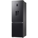 Combina frigorifica Samsung RB34C652EB1/EF, 341 l, Total No Frost, All-Around Cooling, Compresor Digital Inverter, Dozator apa, WiFi, Clasa E, H 185 cm, Dark Inox