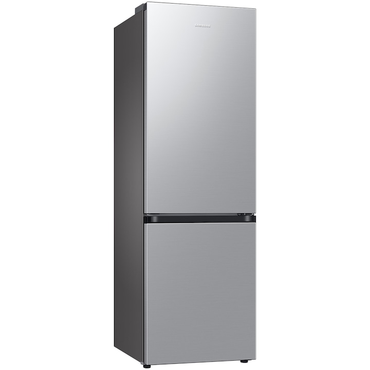 Combina frigorifica Samsung RB34C600ESA/EF, 344 l, Total No Frost, All-Around Cooling, Compresor Digital Inverter, WiFi, Clasa E, H 185 cm, Inox