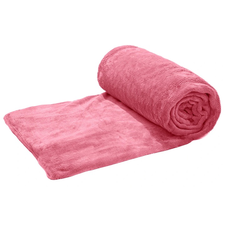 Patura din microplus Culoare roz, VIOLET 150x200 cm