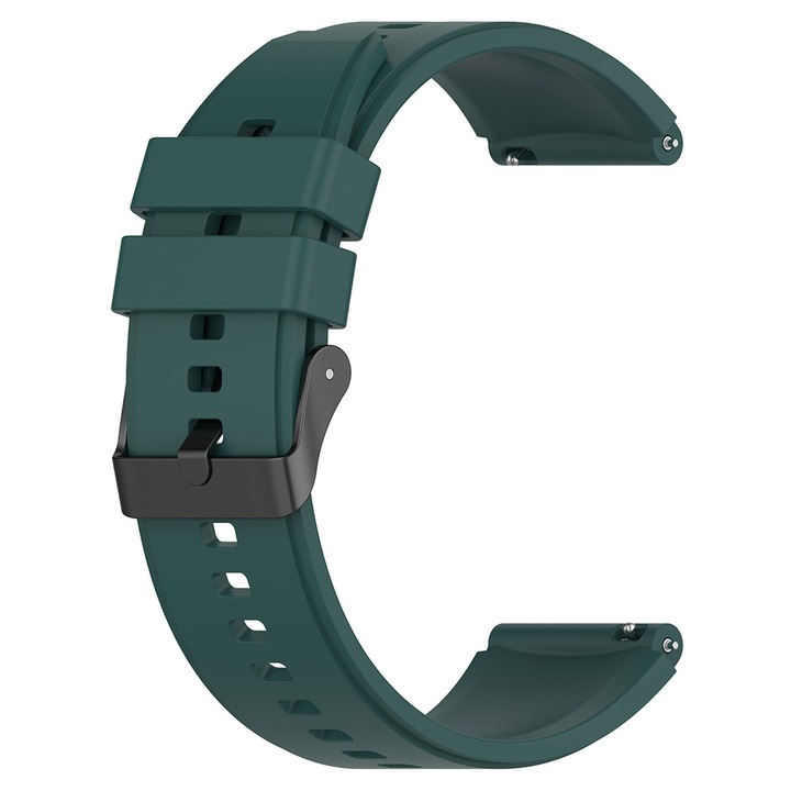 Каишка за Huawei Watch GT 2 (46mm)/GT 2 Pro/GT 3 Pro (46mm)/Ultimate, Xiaomi Watch S1 Techsuit Watchband 22mm (W026) Dark Green