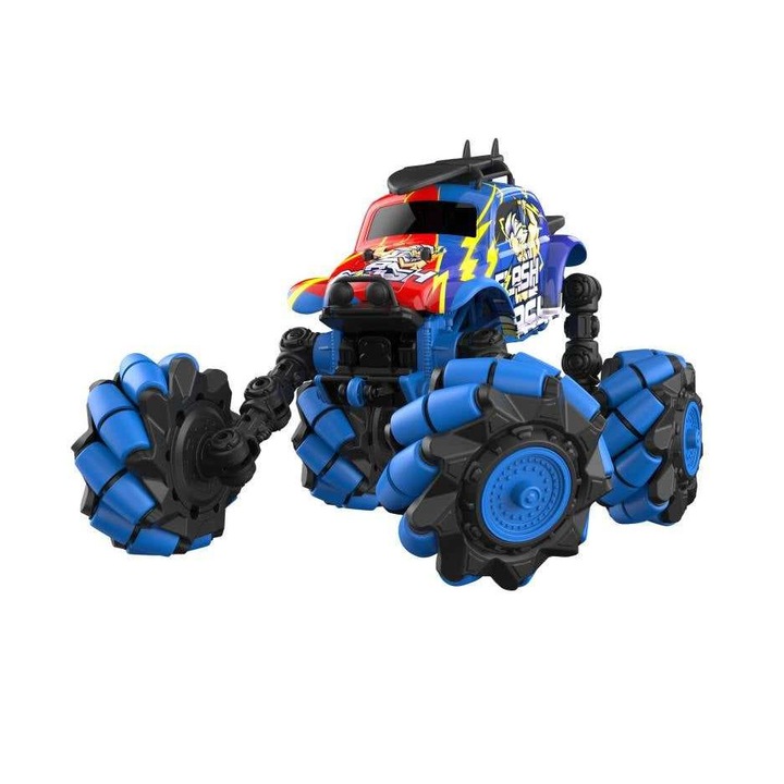 Masinuta cu telecomanda si bratara Transformer Monster off road, lumini, muzica