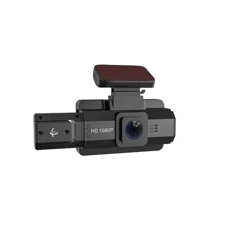 Двойна камера за кола, предна и вътрешна, DVR A88, Full HD, 3" екран, 170 градусов ъгъл, нощно виждане, G сензор, детекция на движение, слот за карта