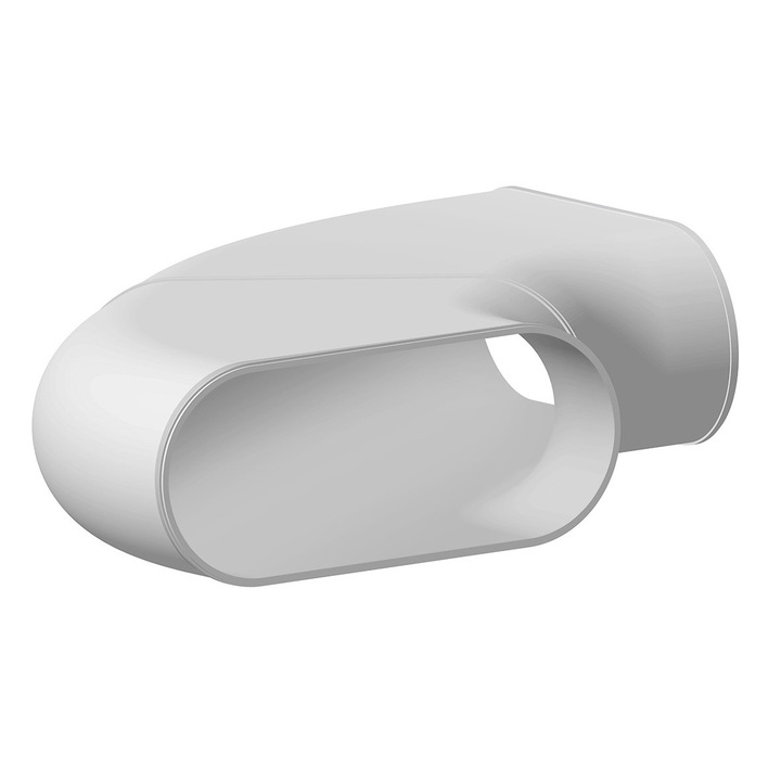 Cot orizontal la 90°, FRANKISCHE, profi-air Ovalkanal