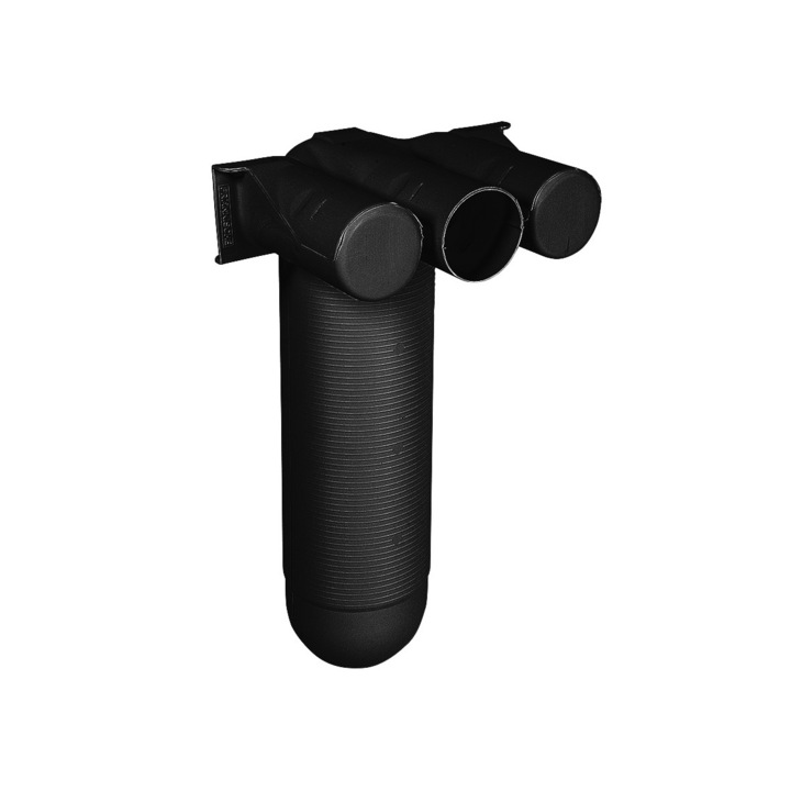 Priza de Aer (Plenum), FRANKISCHE, profi-air classic, 3 x NW63 mm, la 90°- DN 125