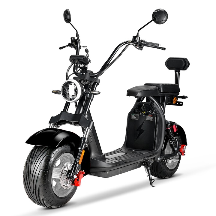 Scuter electric, model HM4.1, motor 1500w, baterie 12Ah, Negru