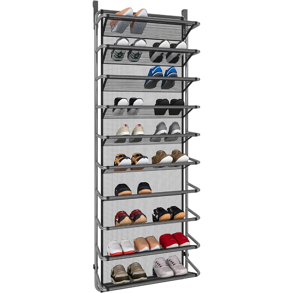 Suport pentru pantofi suspendat, metalic, 55 x x 159 cm