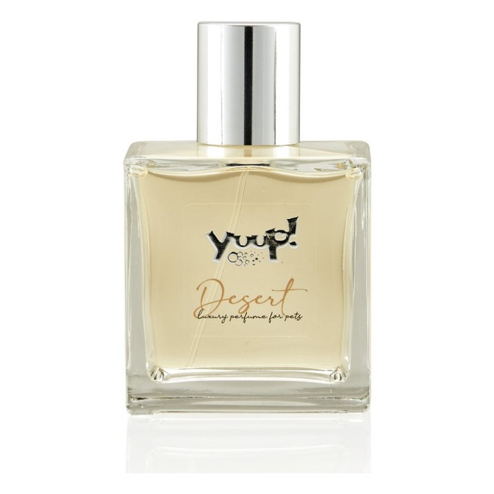 Parfum Yuup! Desert, pentru caini si pisici, cu note de santal, chihlimbar si sofran, concentrat, 100 ml