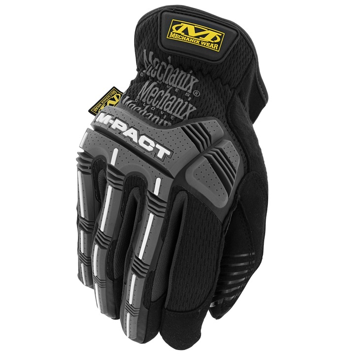 Manusi Mechanix Wear M-Pact Open Cuff, negre si gri