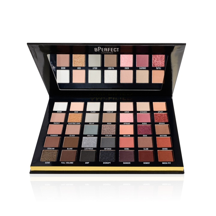 Paleta farduri pentru ochi BPerfect Amplified Shadow Palette, 52g