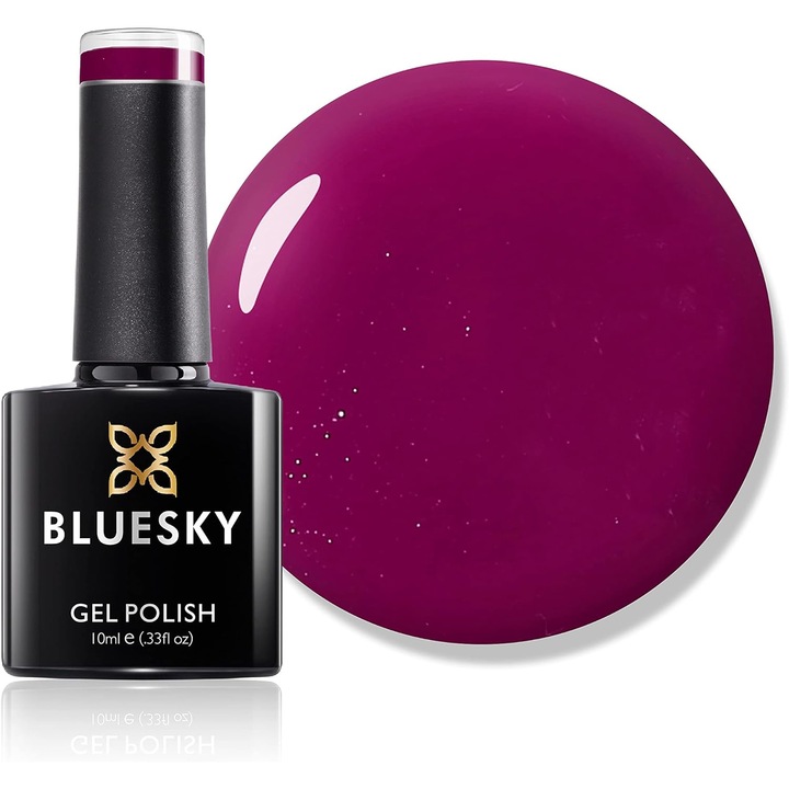 Oja cu gel semipermanent Bluesky, roz inchis A011, 10 ml