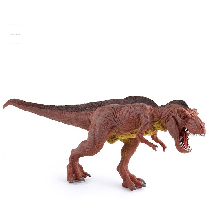 Dinoszaurusz figura, Jormftte, Tyrannosaurus rex, barna/piros
